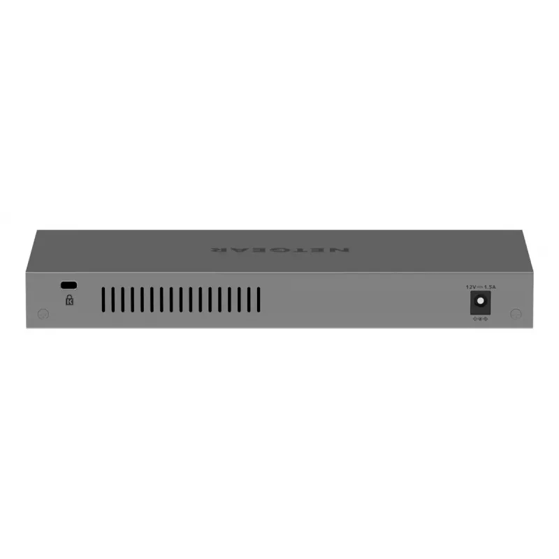 NETGEAR GS108MX-100EUS tinklo komutatorius Nevaldomas L2 Gigabitinis eternetas (10/100/1000) Stalinis/Sieniniam montavimui