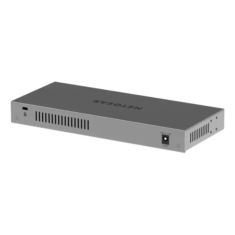 NETGEAR GS108MX-100EUS tinklo komutatorius Nevaldomas L2 Gigabitinis eternetas (10/100/1000) Stalinis/Sieniniam montavimui