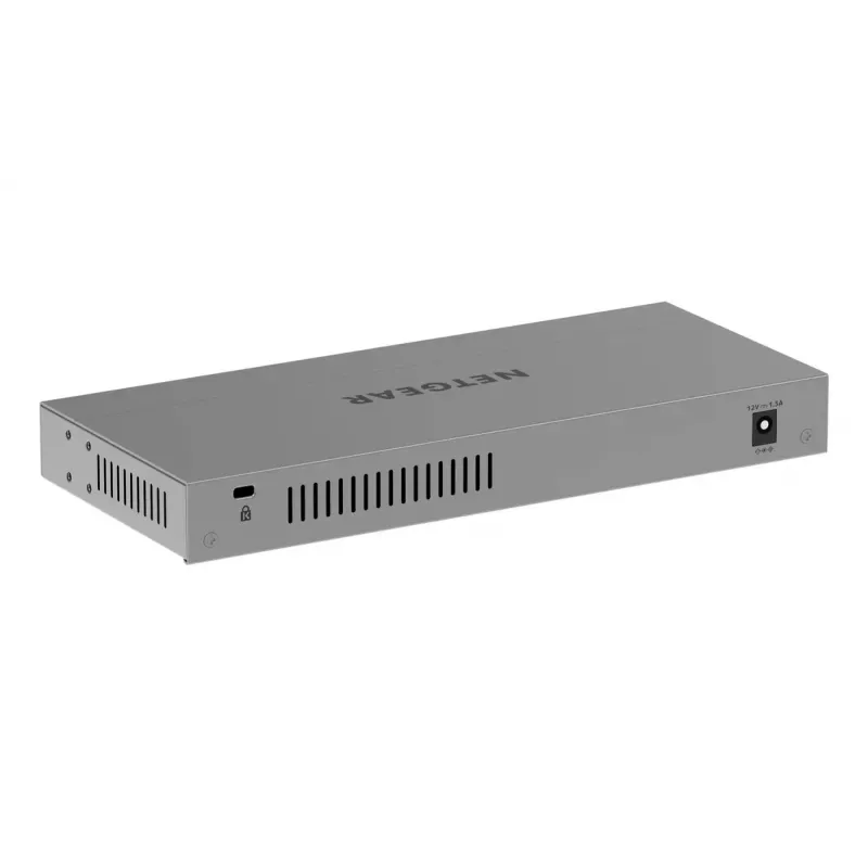 NETGEAR GS108MX-100EUS tinklo komutatorius Nevaldomas L2 Gigabitinis eternetas (10/100/1000) Stalinis/Sieniniam montavimui