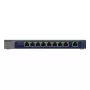 NETGEAR GS108MX-100EUS tinklo komutatorius Nevaldomas L2 Gigabitinis eternetas (10/100/1000) Stalinis/Sieniniam montavimui