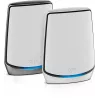 NETGEAR Orbi RBK852 AX6000 WiFi 6 tinklo sistema Tri-band (2.4 GHz / 5 GHz / 5 GHz) Wi-Fi 6 (802.11ax) Pilka, balta 8 vidinės