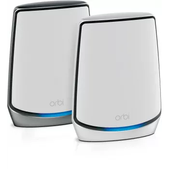 NETGEAR Orbi RBK852 AX6000 WiFi 6 tinklo sistema Tri-band (2.4 GHz / 5 GHz / 5 GHz) Wi-Fi 6 (802.11ax) Pilka, balta 8 vidinės