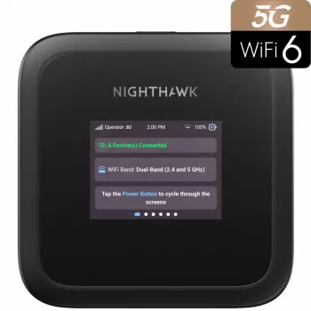 NETGEAR M3 belaidis maršrutizatorius Dviejų juostų (2,4 GHz / 5 GHz) Juoda