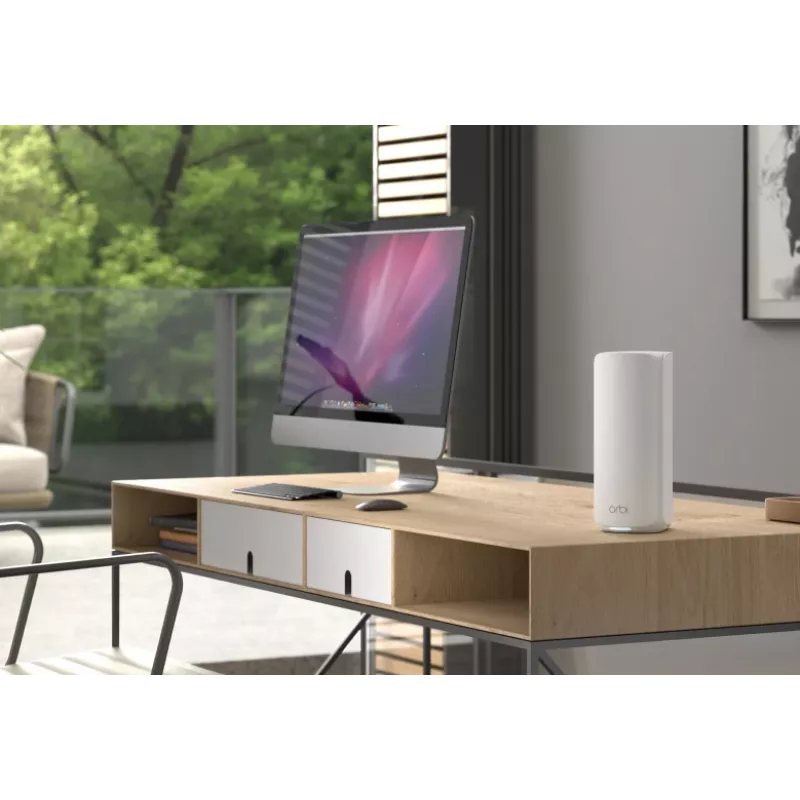 NETGEAR Orbi 870 Tri-band (2,4 GHz / 5 GHz / 6 GHz) Wi-Fi 7 (802.11be) Baltas 4 vidinės