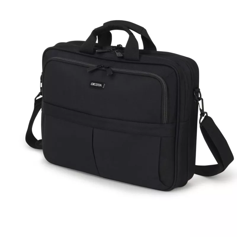 DICOTA Top Traveller Scale - 14-15,6 col. nešiojamojo kompiuterio dėklas - juodas / 600d perdirbtas PET