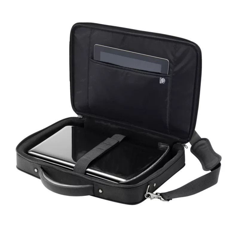DICOTA Eco Multi Compact - 14-15,6 inch nešiojamojo kompiuterio krepšys - juodas / 600d Rpet poliesteris