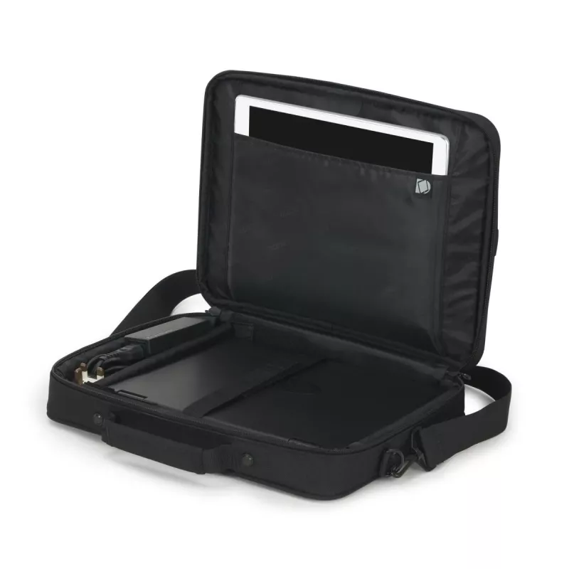 DICOTA Eco Multi Scale – 15–17,3 inch nešiojamojo kompiuterio krepšys – juodas / 600d perdirbtas PET