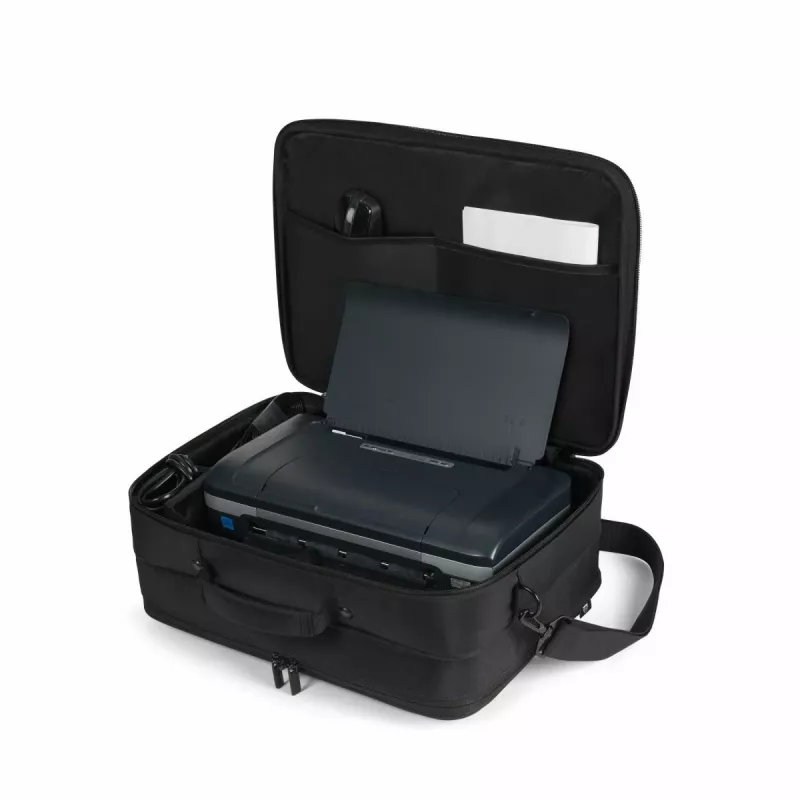 DICOTA Eco Multi Core - 14-16in Nešiojamojo kompiuterio krepšys - Juodas / 300d 100% perdirbtas PET poliesteris