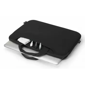 DICOTA Smart Sleeve One - 14-14.1 col. nešiojamojo kompiuterio dėklas - Juodas / Perdirbtas džersio audinys