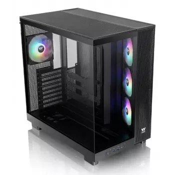 Thermaltake View 380 XL TG ARGB Midi Tower korpusas, juodas