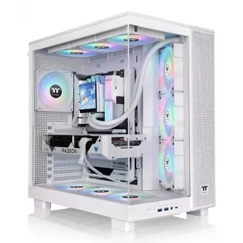 PC Case Thermaltake View 380 XL TG ARGB Midi Tower Baltos spalvos