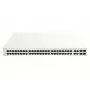 “D-Link” 52 prievadų gigabitinis PoE+ “Nuclias” išmanusis valdomas komutatorius su 4x 1G combo prievadais, 370 W