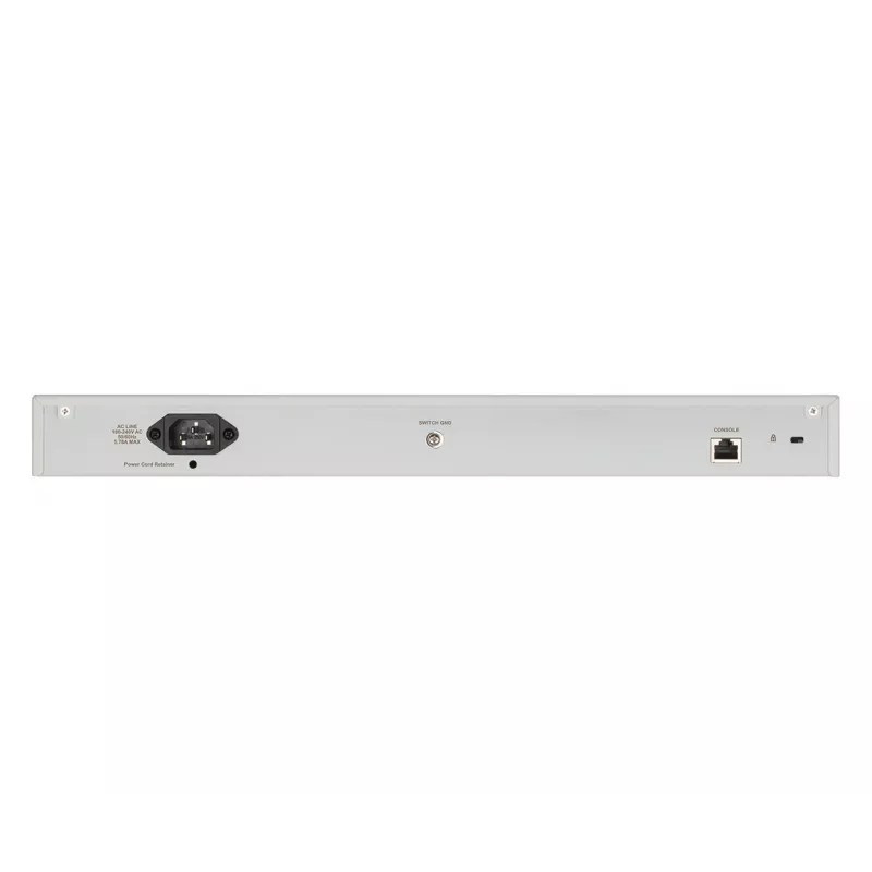 “D-Link” 52 prievadų gigabitinis PoE+ “Nuclias” išmanusis valdomas komutatorius su 4x 1G combo prievadais, 370 W