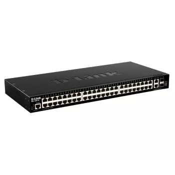 D-Link DGS-1520-52/E tinklo jungiklis Valdomas L3 10G Ethernet (100/1000/10000) 1U Juoda