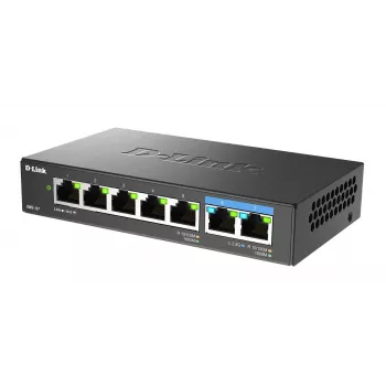 D-Link 7 prievadų kelių gigabitų nevaldomas komutatorius