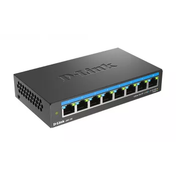 Nevaldomas komutatorius D-Link DMS-108/E 8 prievadų 2.5G Ethernet 40 Gbit/s