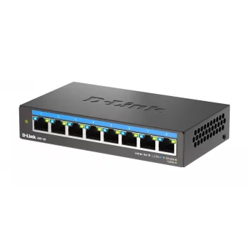 Nevaldomas komutatorius D-Link DMS-108/E 8 prievadų 2.5G Ethernet 40 Gbit/s