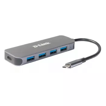 USB Hub D-Link DUB-2340 USB-C 4-Port USB 3.0 Power Delivery 60W