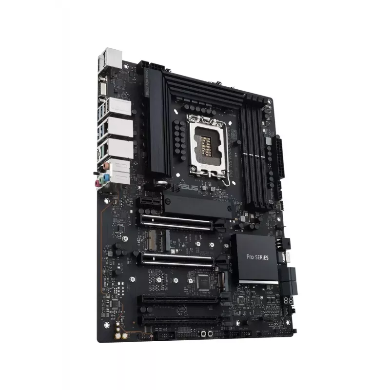Motininė plokštė ASUS PRO WS W680-ACE — Intel W680 ATX, LGA 1700, DDR5, 4 DIMM (128 GB), 3x M.2, 2x 2,5Gb LAN, 7.1 garso
