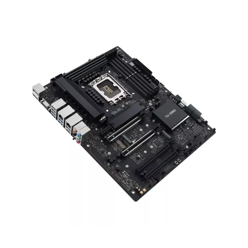 Motininė plokštė ASUS PRO WS W680-ACE — Intel W680 ATX, LGA 1700, DDR5, 4 DIMM (128 GB), 3x M.2, 2x 2,5Gb LAN, 7.1 garso