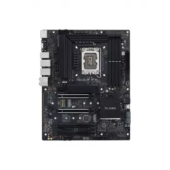 Motininė plokštė ASUS PRO WS W680-ACE — Intel W680 ATX, LGA 1700, DDR5, 4 DIMM (128 GB), 3x M.2, 2x 2,5Gb LAN, 7.1 garso