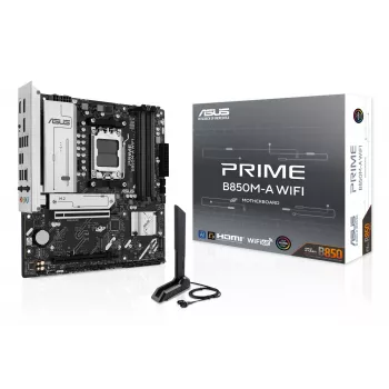 ASUS PRIME B850M-A WIFI AMD B850 lizdas AM5 mikro ATX