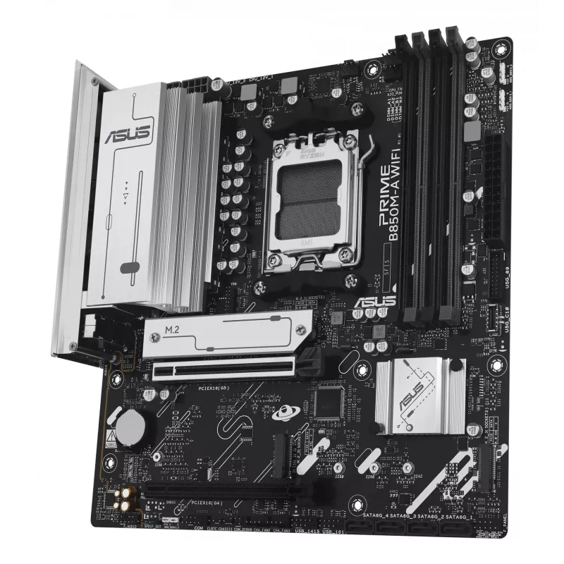 ASUS PRIME B850M-A WIFI AMD B850 lizdas AM5 mikro ATX