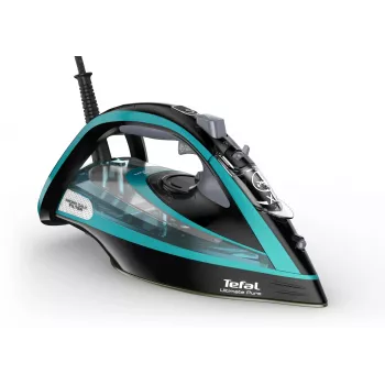 Tefal Ultimate Pure FV9844 Sausas ir garinis lygintuvas Durilium Autoclean padas 3200 W Juoda, Mėlyna