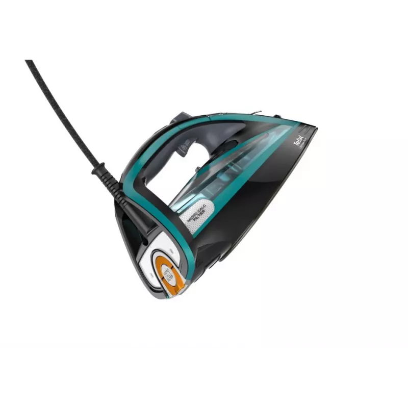Tefal Ultimate Pure FV9844 Sausas ir garinis lygintuvas Durilium Autoclean padas 3200 W Juoda, Mėlyna
