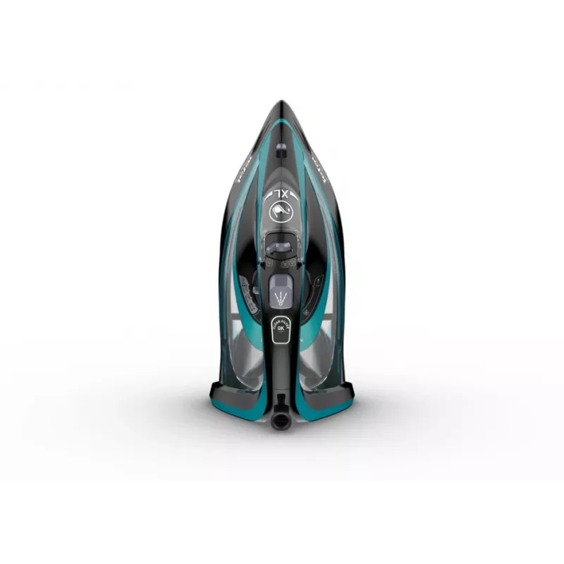 Tefal Ultimate Pure FV9844 Sausas ir garinis lygintuvas Durilium Autoclean padas 3200 W Juoda, Mėlyna