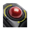 Kensington Expert pelė belaidis rutulinis pelės įrenginys, abiem rankoms tinkamas, optinis, RF belaidis + Bluetooth, 400 DPI, juodas
