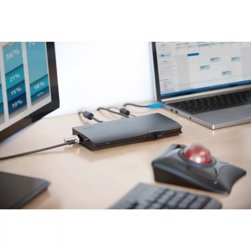 Kensington Expert pelė belaidis rutulinis pelės įrenginys, abiem rankoms tinkamas, optinis, RF belaidis + Bluetooth, 400 DPI, juodas
