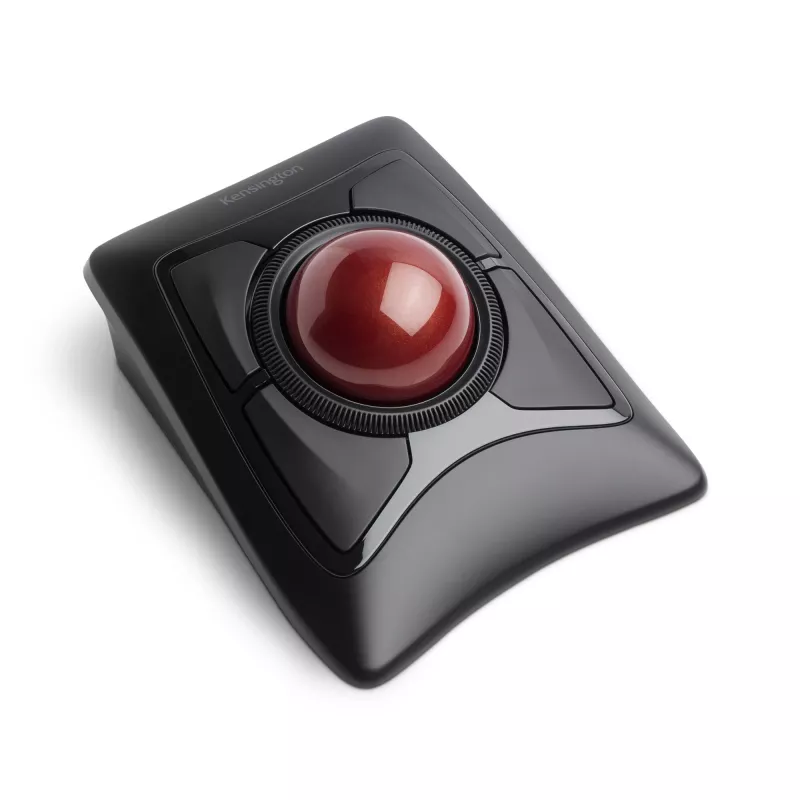 Kensington Expert pelė belaidis rutulinis pelės įrenginys, abiem rankoms tinkamas, optinis, RF belaidis + Bluetooth, 400 DPI, juodas