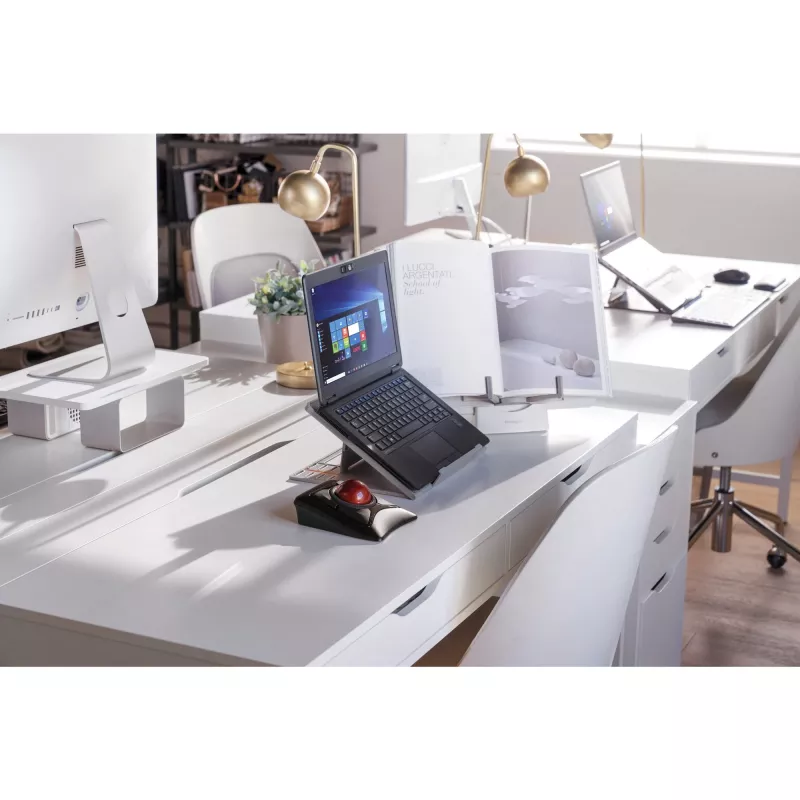 Kensington Expert pelė belaidis rutulinis pelės įrenginys, abiem rankoms tinkamas, optinis, RF belaidis + Bluetooth, 400 DPI, juodas