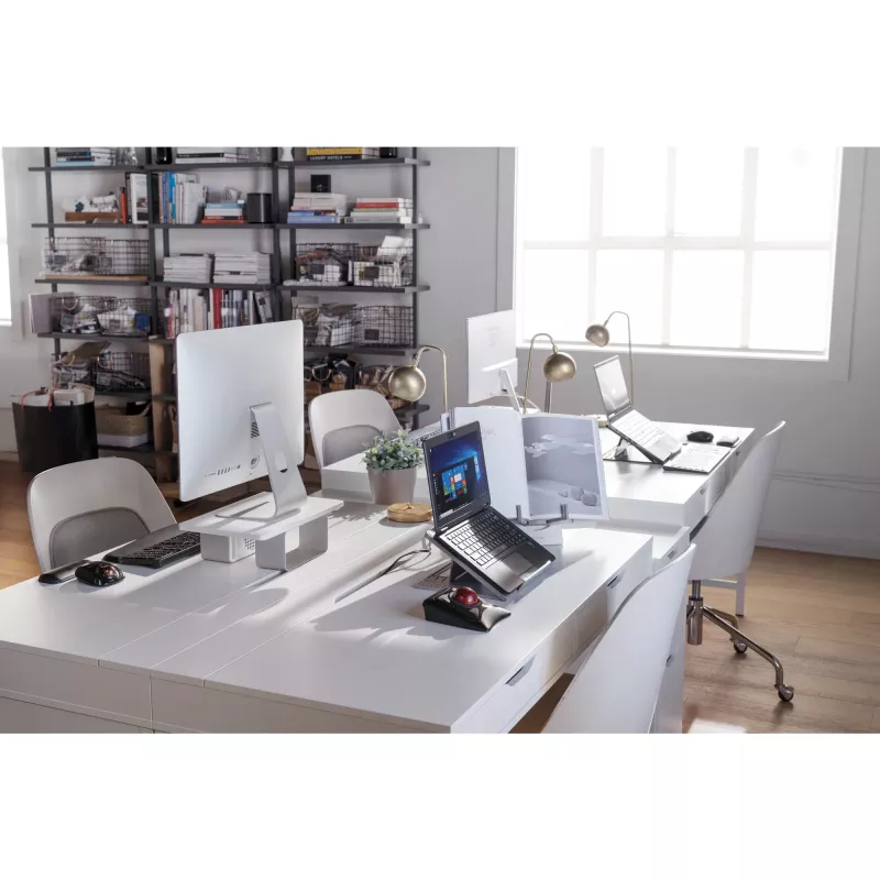 Kensington Expert pelė belaidis rutulinis pelės įrenginys, abiem rankoms tinkamas, optinis, RF belaidis + Bluetooth, 400 DPI, juodas