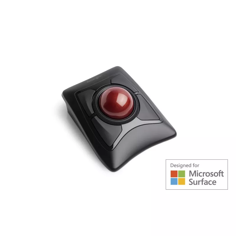 Kensington Expert pelė belaidis rutulinis pelės įrenginys, abiem rankoms tinkamas, optinis, RF belaidis + Bluetooth, 400 DPI, juodas
