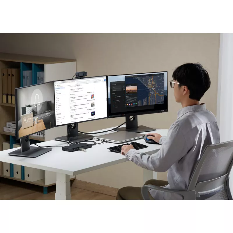 Kensington SD4842P EQ USB-C 10Gbps Triple Video Driverless Docking Station su 100W Power Delivery