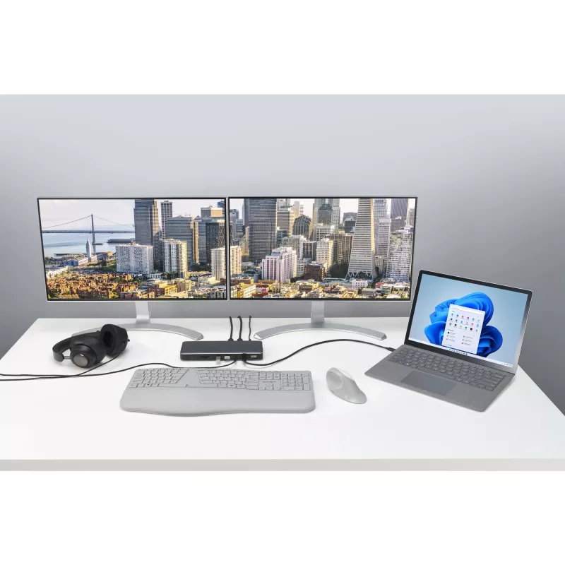 Kensington SD5760T Thunderbolt 4 Dual 4K dokų stotis su 96 W galios tiekimu