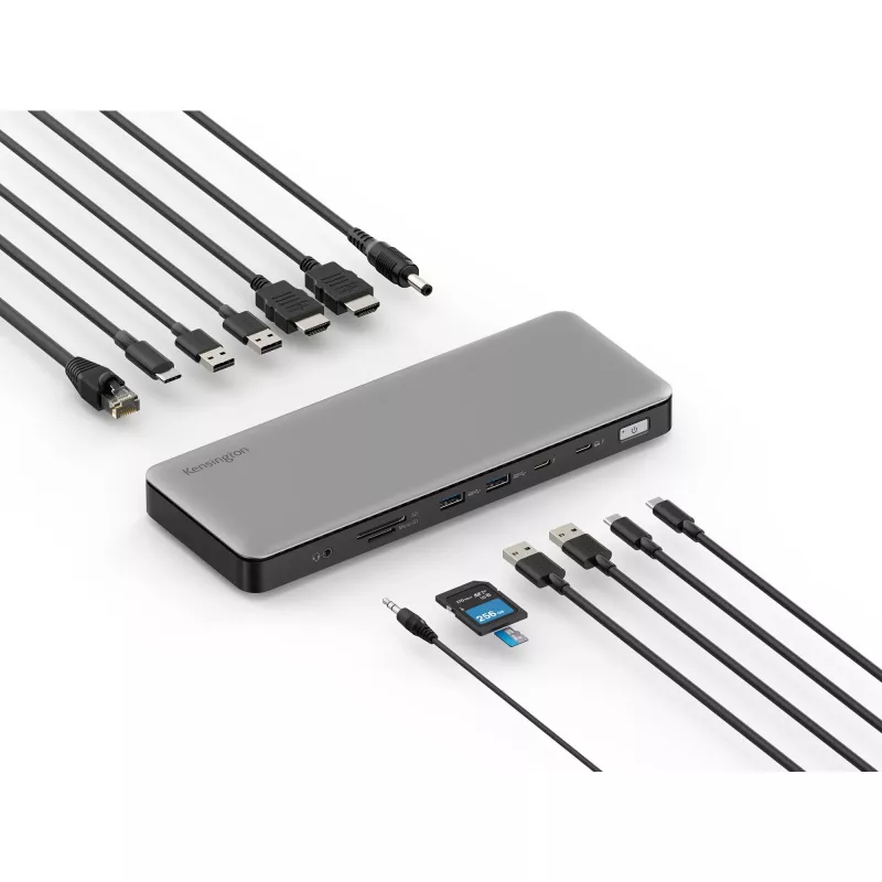 Kensington SD5760T Thunderbolt 4 Dual 4K dokų stotis su 96 W galios tiekimu
