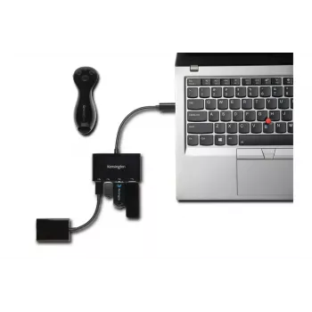 Kensington CH1000 USB-C 4 prievadų šakotuvas