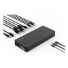 Kensington SD4781P EQ USB-C & USB-A Dual 4K Dockavimo stotelė, laidinė, USB 3.2 Gen 2 (3.1 Gen 2) Type-C, 100 W, 3,5 mm, 10,100,1000 Mbit/s, juoda