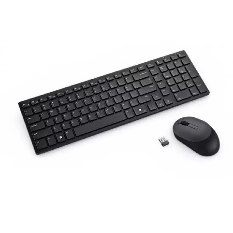 Klaviatūra ir pelė DELL KM555 Universal RF Wireless + Bluetooth QWERTZ vokiška juoda