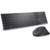 DELL KM900 klaviatūra su pele, biuro, belaidė RF + Bluetooth, QWERTZ, vokiška, grafito