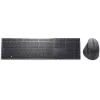 DELL KM900 klaviatūra su pele, biuro, belaidė RF + Bluetooth, QWERTZ, vokiška, grafito