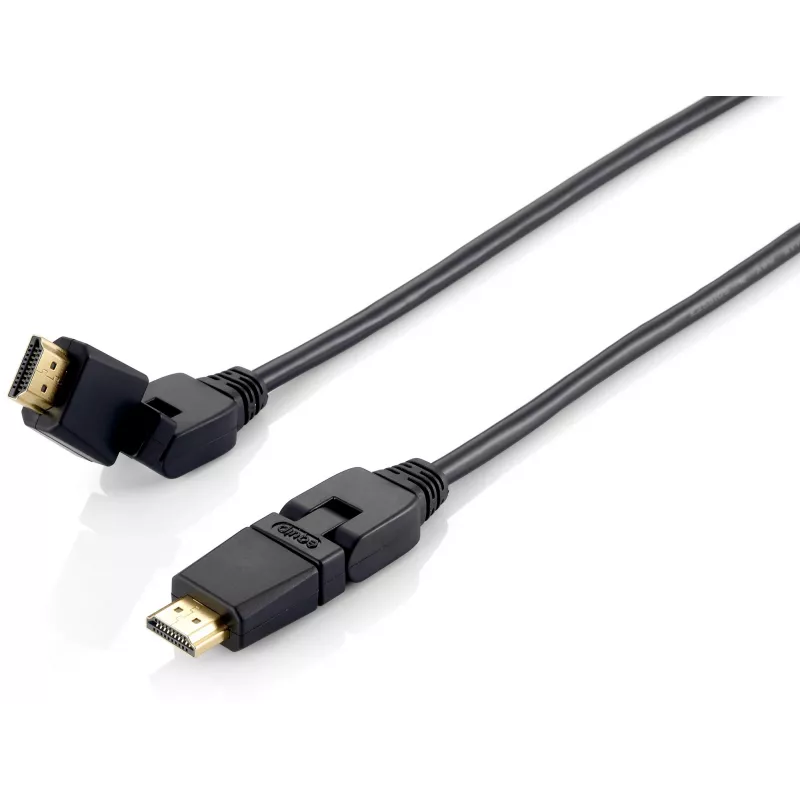 Equip Swivel HDMI 2.0 laidas, 1 m, pasukama jungtis