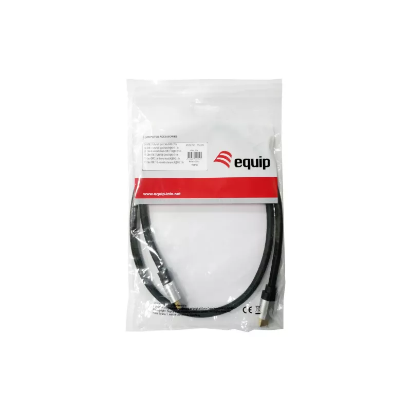 Equip 119381 HDMI 2.1 itin didelės spartos laidas, 2,0 m, 8K/60Hz, 4K/120Hz