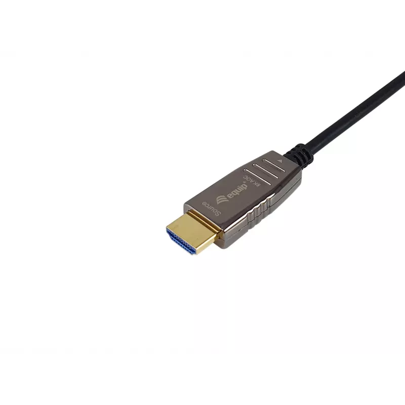 Equip HDMI 2.1 Active Optical kabelis, 20m, 8K/60Hz, 20 m, HDMI Type A (Standard), HDMI Type A (Standard), 3D, Audio Return Channel (ARC), Juoda