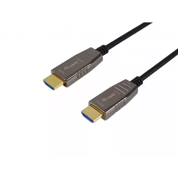 Equip HDMI 2.1 Active Optical kabelis, 30m, 8K/60Hz, 30 m, HDMI Type A (Standard), HDMI Type A (Standard), 3D, Audio Return Channel (ARC), Juoda