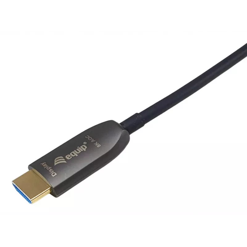 Equip HDMI 2.1 Active Optic Armored kabelis, 50m, 8K/60Hz, 4K/120Hz, 48Gbps
