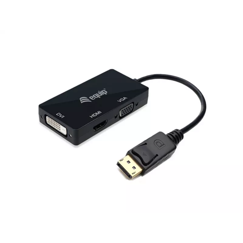 Adapter DisplayPort į VGA HDMI DVI Equip 133441